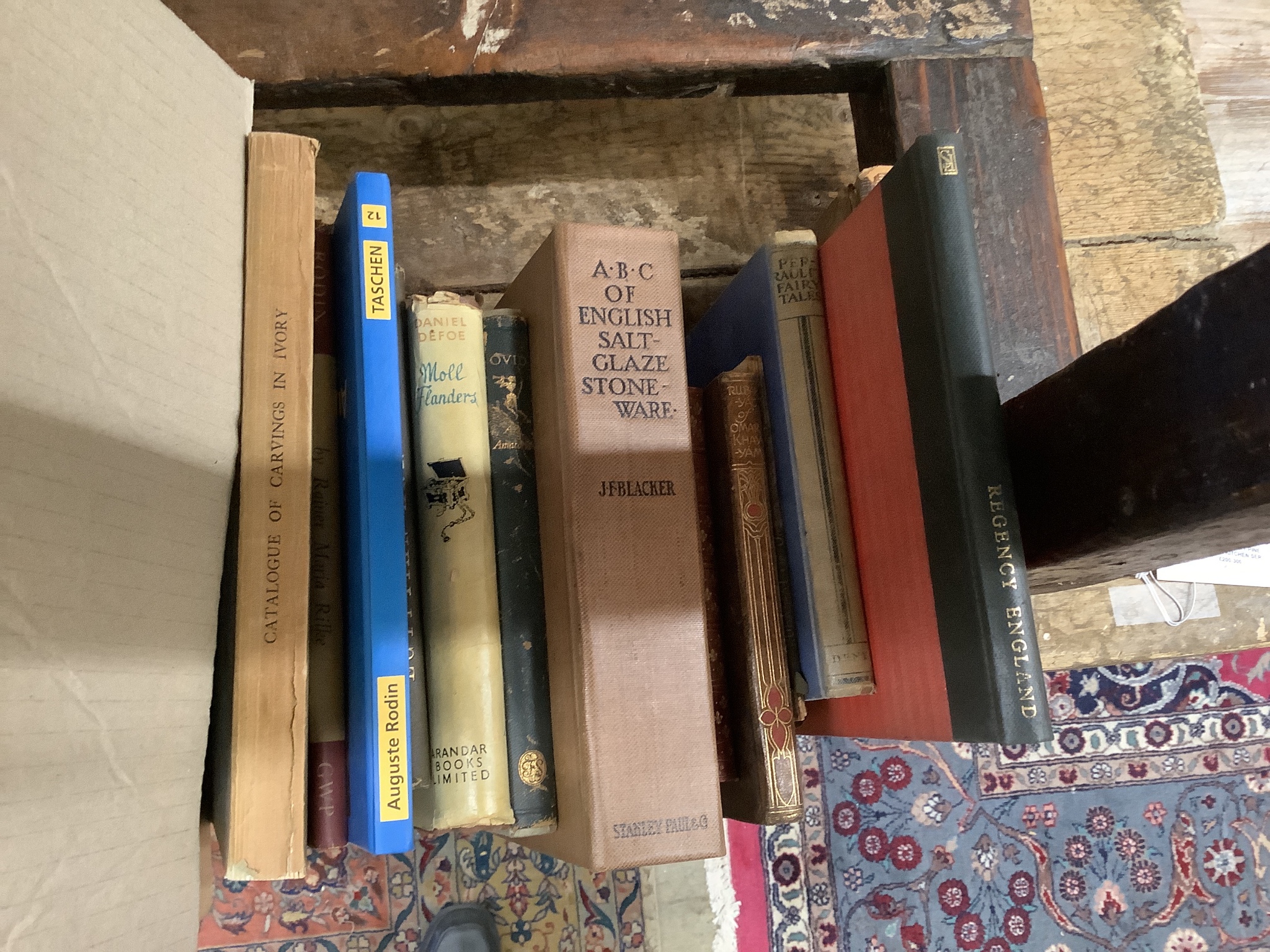 Six boxes of assorted books, reference, local history, etc.